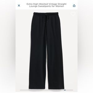 Old Navy Extra High Waisted Vintage Straight Lounge Sweatpants